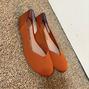 Rothy's Terracotta and Blue Women's Flats